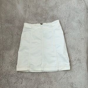 Free People White skirt